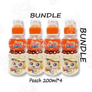 [Bundle] Woongjin TeeniePing (Peach) _ 웅진 티니핑 (복숭아) – 200ml*4