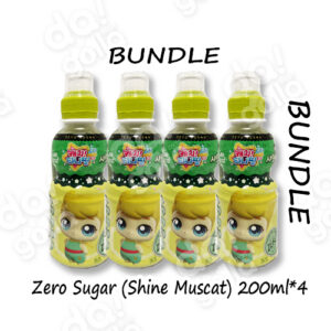 [Bundle] Woongjin TeeniePing Zero Sugar (Shine Muscat) _ 웅진 티니핑 제로슈가 (샤인머스캣) – 200ml*4