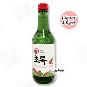 The Chorok Soju (Lychee) Alc.14% _ 초록 소주 (리치) - 360ml [20]