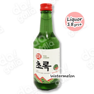 The Chorok Soju (Watermelon) Alc.14% _ 초록 소주 (수박) - 360ml [20]