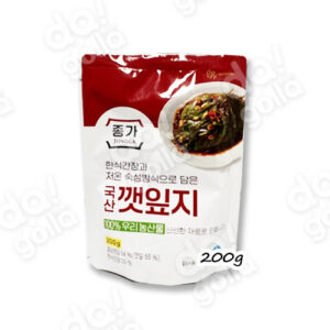 Jongga Seasoned Sesame Leaf _ 종가집 양념 깻잎 - 200g [10]